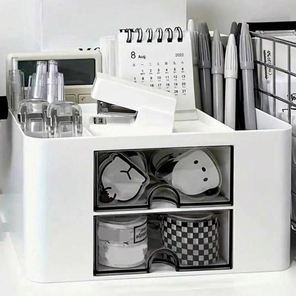 Two Tone Stationery Storage Box - Picture 1 of 4